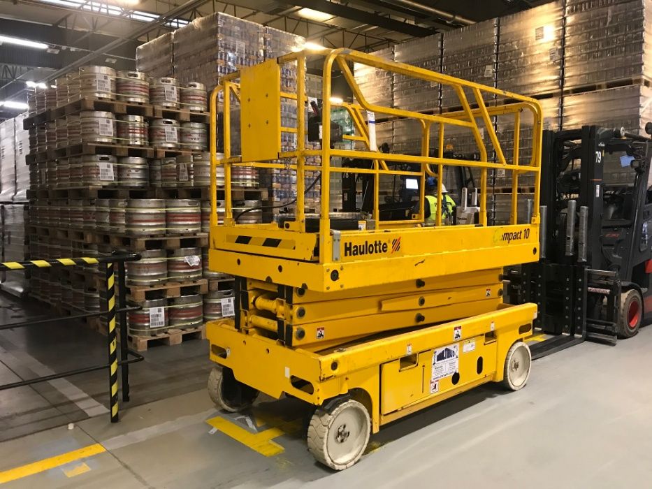 Wynajem podnośnika zwyżka 10 metrów HAULOTTE JLG GENIE MANITOU