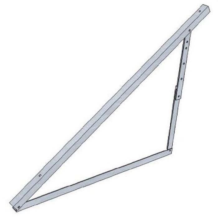 Trójkąt montażowy konstrukcja pv 15-35 st. pion, poziom ekierka PV