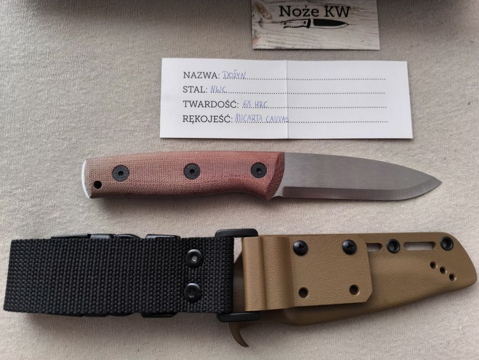 Nóż KW Knives Dożyn Premium Natural Micarta