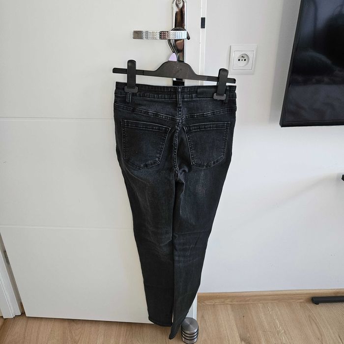 jeansy dżinsy grafitowe szare czarne medicine 34 xs s