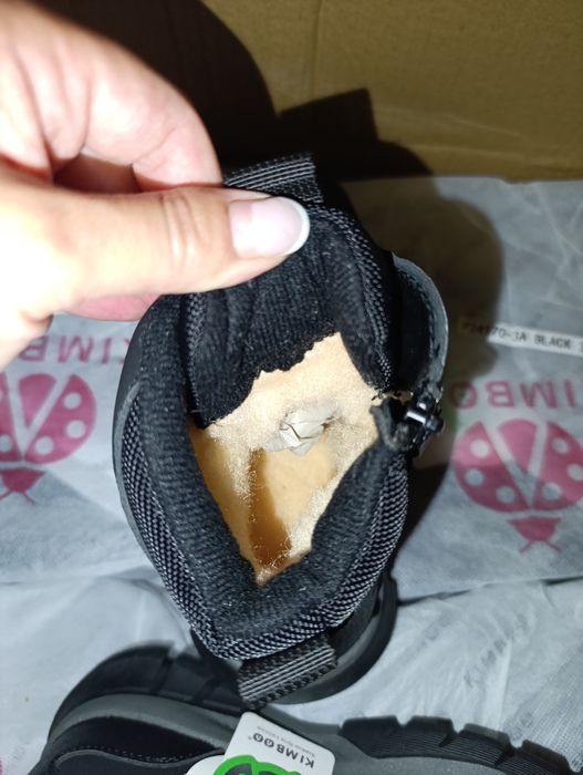 Зимові термо ботінки хайтопи чоботи для хлопчика чорні зимние ботинки