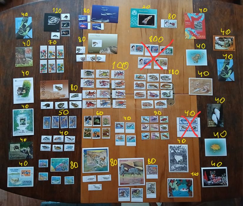 Продам марки фауна птицы рыбки собаки кошки бабочки жуки