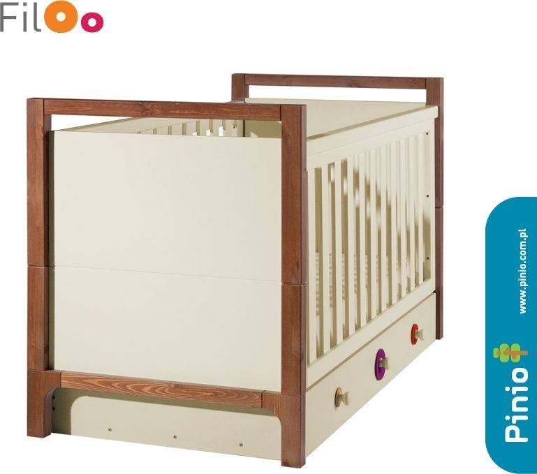 Pinio Łóżeczko - Tapczanik 3w1 - 140 X 70 Z Szufladą Filo Pinio +półka