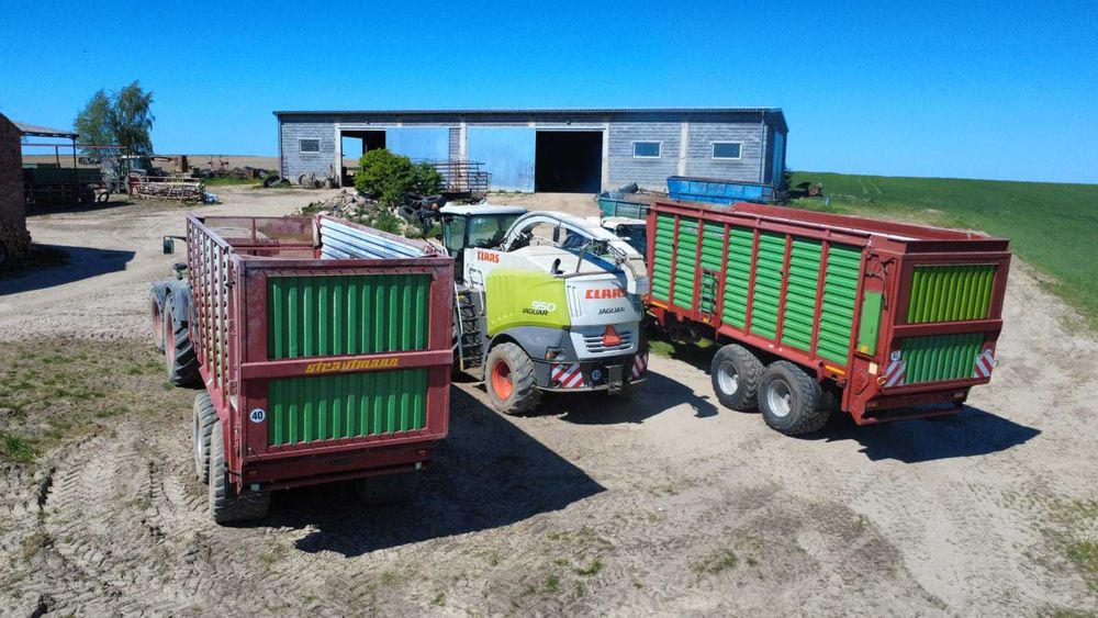 zbiór traw lucerny claas jaguar 950