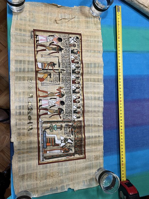 Lote de 4 papiros certificados