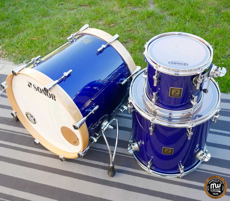 ‼️ Perkusja Sonor Delite 20", 10", 16" Metallic Marine ‼️