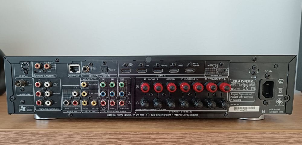 Amplituner kina domowego Marantz NR1603 wzmacniacz wielokanałowy