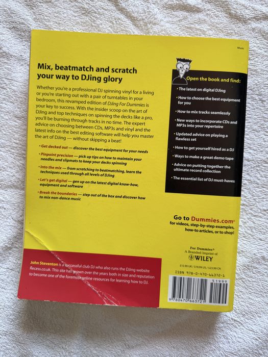 Livro ‘DJing for Dummies’