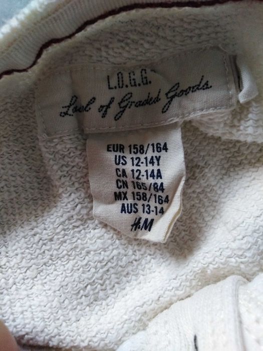 Bawełniany sweter " H&M " r. 13-14 lat/ 158-164 cm