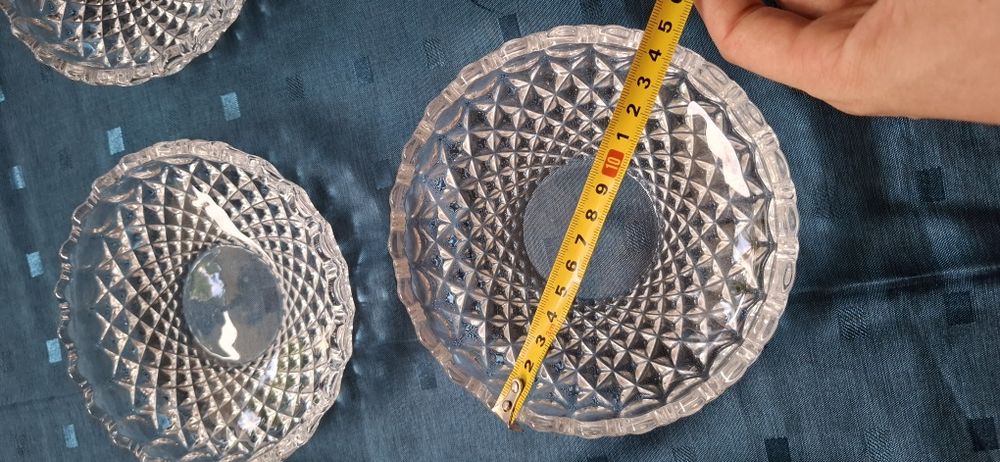 Тарілка блюдце цукерниця кришталь хрусталь