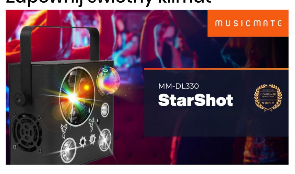 Multiefekt Dyskotekowy Musicmate 5w1