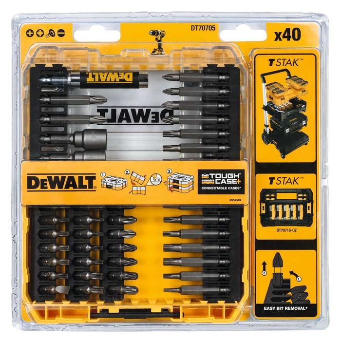 Zestaw końcówek DEWALT DT70705 40elementów