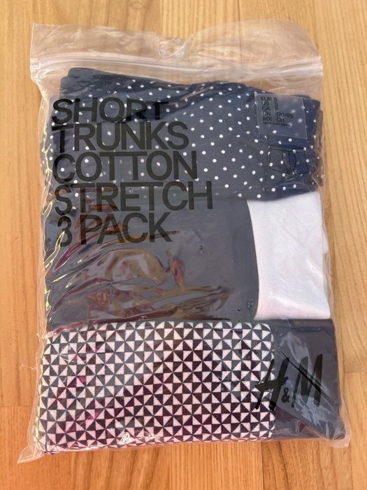 Bokserki męskie H&M 3-pak rozmiar S nowe