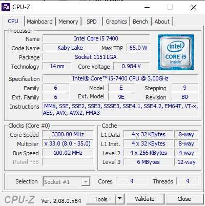 Procesor Intel Core i5-7400 LGA 1151 4x3.0GHz + chłodzenie