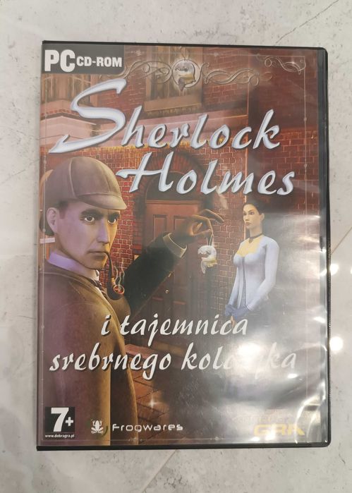 Gra na PC cd-rom Sherlock Holmes i tajemnica srebrnego kolczyka PL