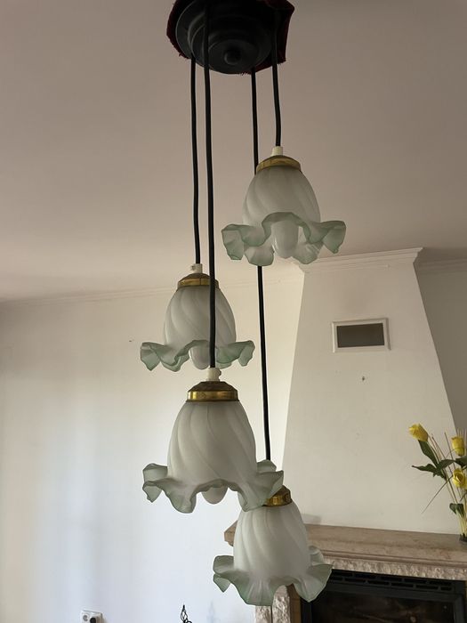 Candeeiro de teto Floral (modelo unico)