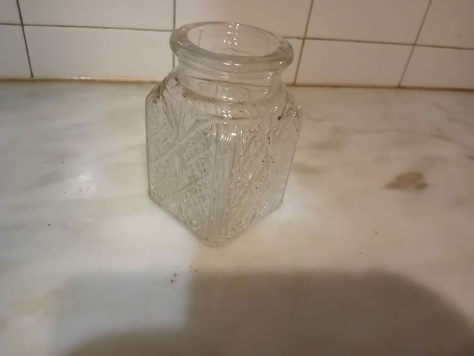 Vaso em Vidro Lapidado