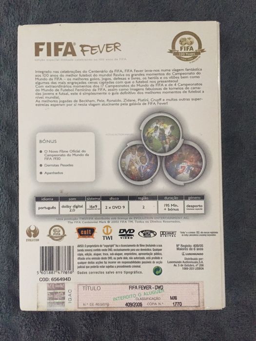 FIFA 100 anos edicao limitada