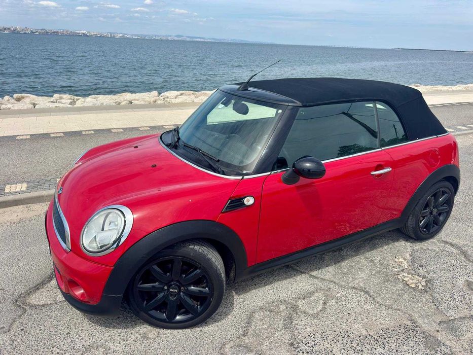 Mini Cabrio Vermelho — Capota NOVA (Santogal)  Excelente oportunidade