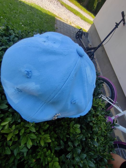 Full cap new era custom baby blue