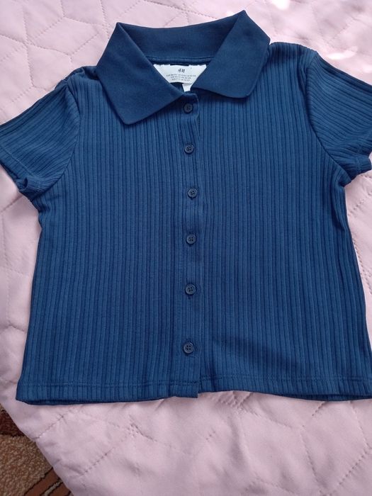 Футболка поло h&m на 6-7р