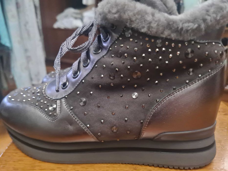 Ботинки кожа мех натуральний 40р