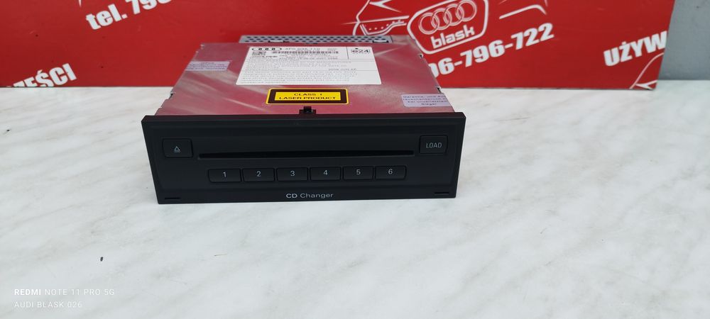 Zmieniarka Płyt CD DVD Audi A6 C6 2009 Części Blask Gołdap