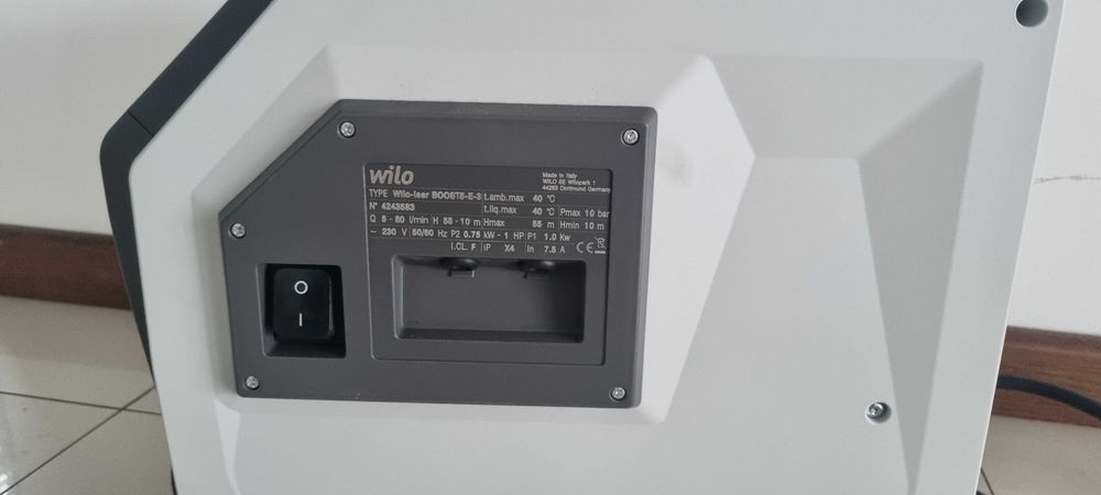 Wilo-Isar boost5 e3,e5 ,nowe