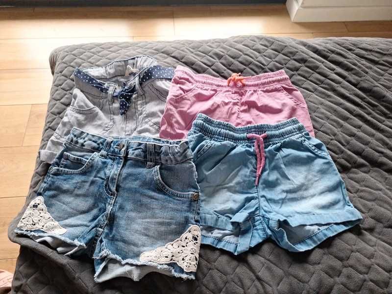 Set spodenki H&M i inne rozm. 110/116 4 szt.