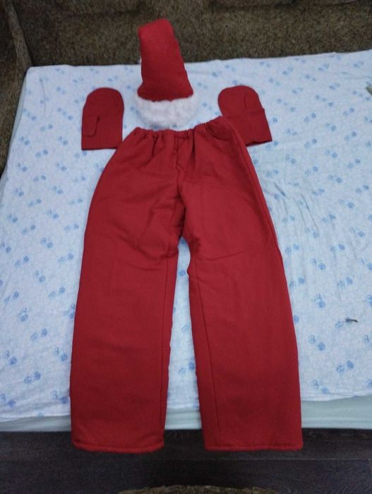 Костюм Санта Клауса (Святого Миколая) дорослий, розмір 52-54,