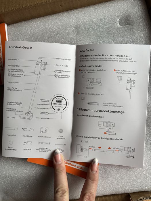 Odkurzacz pionowy , bezprzewodowy