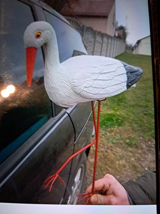 Bocian ogrodowy nowy