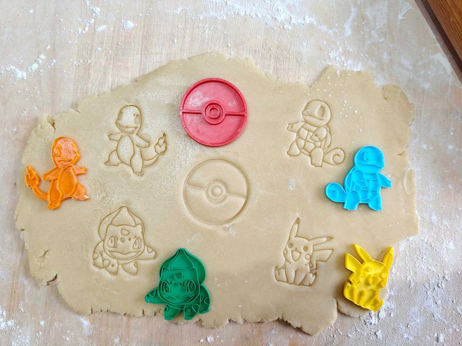 POKEMON Foremki wykrawacze do ciastek pierników modeliny