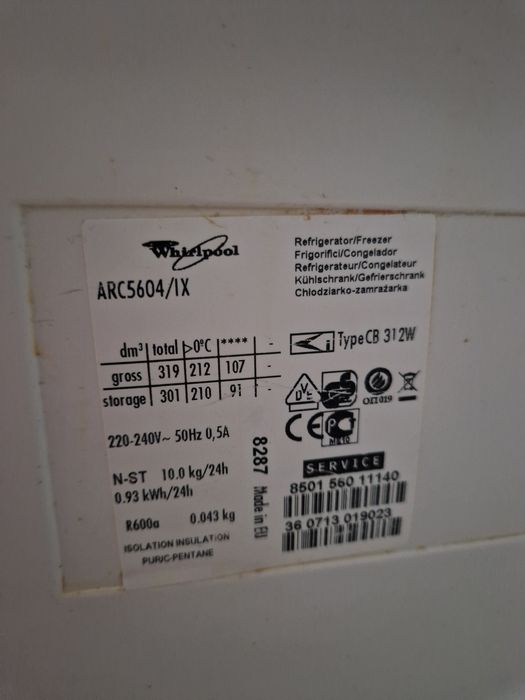 Frigorifico combinado Whirlpool