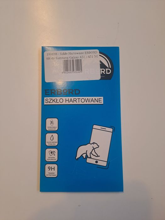 Szkło hartowane Samsung Galaxy A51 ERBORD 9H