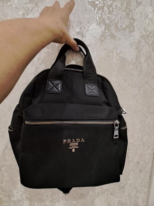 Рюкзак  чорний PRADA