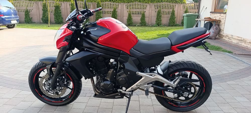 Kawasaki ER 6n 39t.km TUV/ASO Klamy Kiera Manety Komin-IXIL Bez Niespodzianek