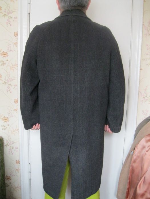 Пальто драповое в клетку СССР