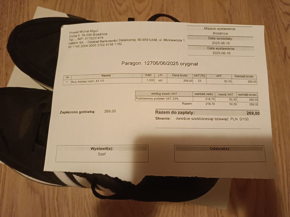 Buty Adidas nowe ! Rozmiar 43