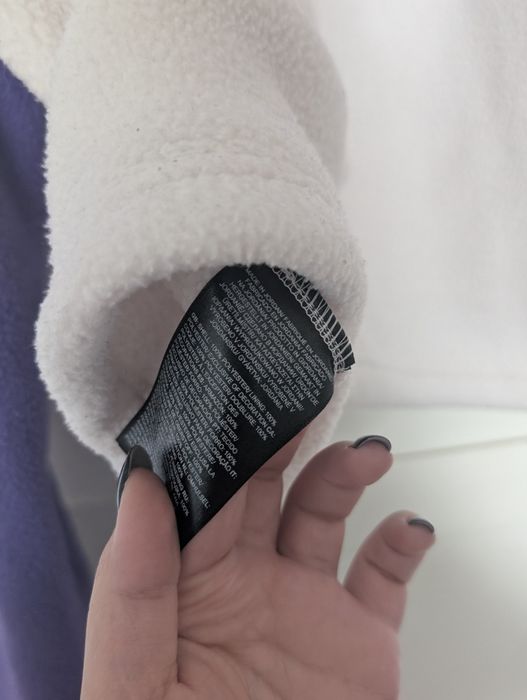 polar the north face fioletowy retro damski