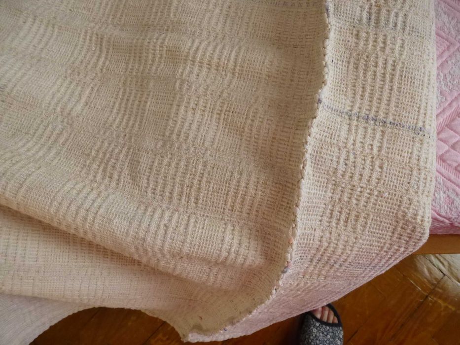 Manta de trapos do tear manual