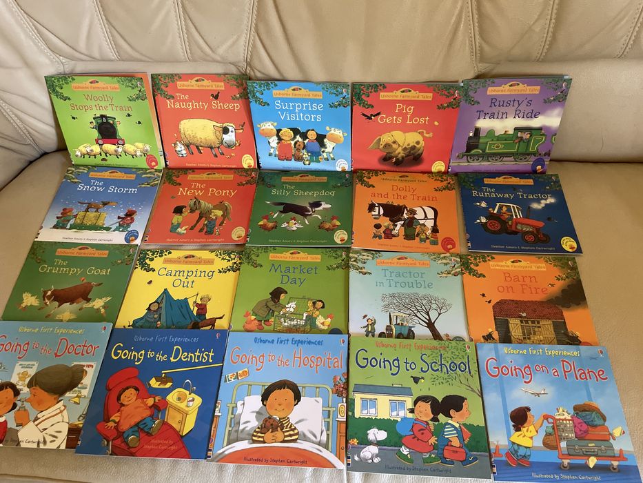 Usborne English books książeczki czytanki po angielsku dla dzieci farm