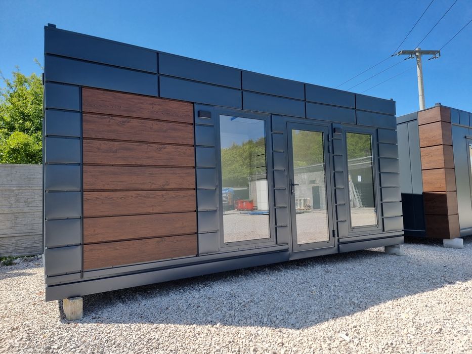 Pawilon całoroczny domek kontener usługowy handlowy biurowy