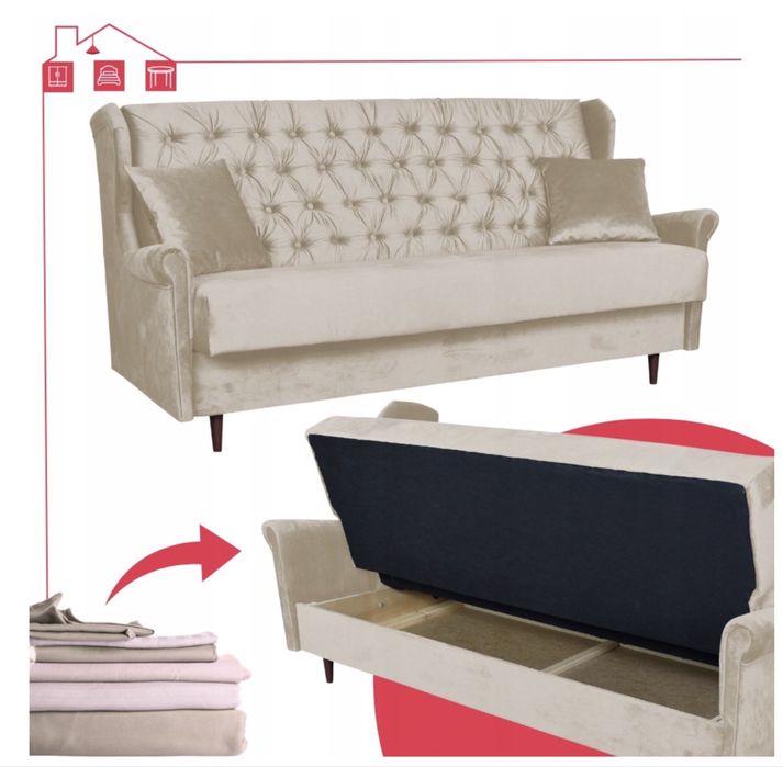 Sofa rozkadana praktycznie nowa nie uzywana