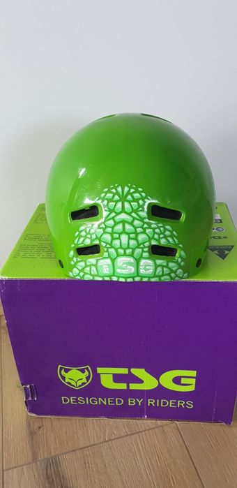 Kask TSG Nipper mini 48-51cm dinozaur jak nowy