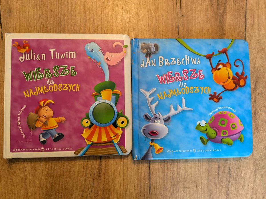 Książka 2 szt. Wiersze dla najmłodszych Tuwim Brzechwa