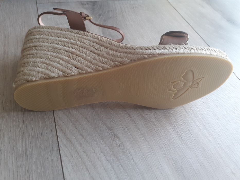 nowe - espadryle na koturnie gucci 40 1/2