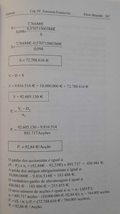 Finanças, Elísio Brandão