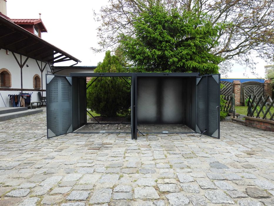 Wiata Altana Śmietnikowa Blaszak Zabudowa Obudowa Koszy 660/1100 L