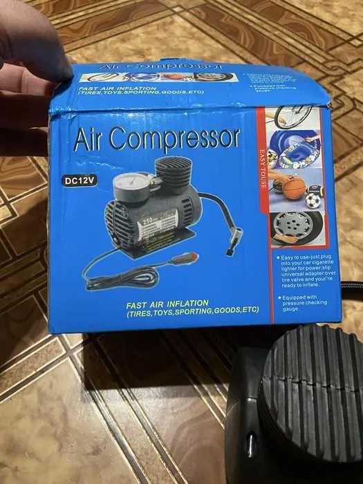 Насос компрессор автомобильный